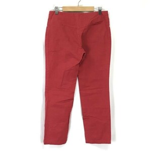  Prada Japan / regular agency tag * MiuMiu /miu miu* ankle pants [38/ lady's M/ length of the legs 66cm/ red /red]Pants/Trousers*cBH372