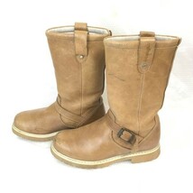 ラングラー/WRANGLER☆ルーマニア/重厚本革/エンジニアブーツ【6/24.5/キャメル/CAMEL】ロングブーツ/ウエスタン/Shoes◇bWB97-10_画像10