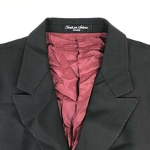 Ermenegildo Zegna TROPICAL/エルメネジルドゼニア☆春秋テーラードジャケット【メンズL程度/黒/black】スーツ/ブレザー/Jumpers◇cBH391_画像4