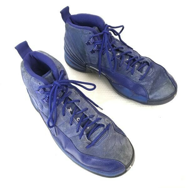 Nike☆Air Jordan 12 Retro/エアジョーダン レトロ 12【8/26.0/Deep Royal Blue】130690-400/sneakers/Shoes/trainers○bWB94-8