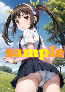 ★化物語：八九寺真宵【SSPD7T11】★A4ポスター 同人 特殊印刷 イラスト オリジナル 美少女 sexy セクシーアート 物語シリーズ 