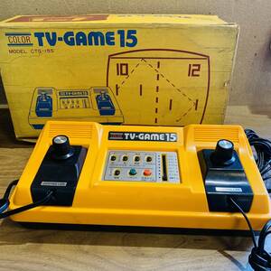 任天堂 CTG-15S カラーテレビゲーム15 TV-GAME15 ニンテンドー レトロ ゲーム機 家庭用 テニス ホッケー バレー ピンポン