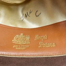 レア色! 50's STETSON 58.5CM WHIPPET ウィペット ステットソン USA VINTAGE HAT ヴィンテージ ハット オレンジ ブラウン STETSONIAN 着用_画像7