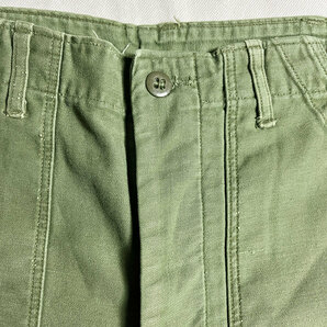 大人気! 60s U.S.ARMY OG107 OG-107 ユーティリティ UTILITY PANT パンツ アーミー アメリカ軍 ベイカー BAKER MEDIUM アジャスター付 レアの画像4