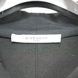 GIVENCHY ジバンシィ ネオプレン オーバーサイズ フロントジップ パーカー ジャケット ブラック 34サイズの画像3