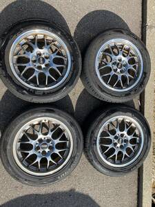 BBS RS-GT 17*75 5/100+48DS-SLD＆ラウフェンas-01 225/55-17