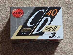 TDK CDing Ⅱ 40分×3pack　CDING2-40X3M 未開封