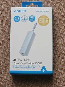 モバイルバッテリー Anker 511 Power Bank（PowerCore Fusion 5000）A1633N32 USB Power Delivery対応 /1ポート /充電タイプ 未開封