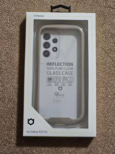 Galaxy A53 5G iFace Reflection強化ガラスクリアケース ベージュ　未開封
