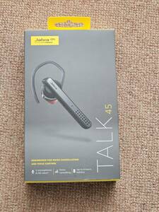 Jabra 片耳イヤホン Talk 45 シルバー Bluetooth対応 ノイズキャンセルマイク マルチポイント 音楽 GPSガイド 100-99800900-40 未開封