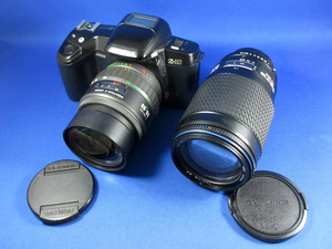 シャッター切れました PENTAX Z-10 PENTAX-F ZOOM 28mm-80mm F3.5-F4.7 Tokina AF 75mm-300mm アサヒペンタックス 一眼レフフィルムカメラ