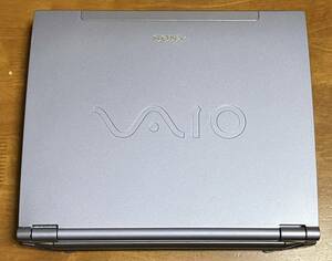 古いVAIO PCG-R505V/BD OS稼働品 リカバリ、OfficeXPディスク、ドッキング有