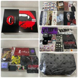 b*★中古品　 L'Arc〜en〜Ciel VAMPS ライブ ツアー グッズ タオル Tシャツ バッグ アクセサリー など 大量セット まとめ売り ★