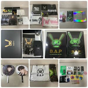 b*★中古品　韓流 B.A.P ペンライト ツアーグッズ CD うちわ Tシャツ タオル 大量 まとめ売り K-pop★