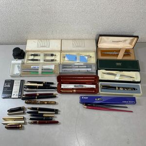 a*★中古品　ボールペン 万年筆 シャープペンシル 大量セット PARKER CROSS PILOT WATERMAN SHEAFFER など まとめ売り★