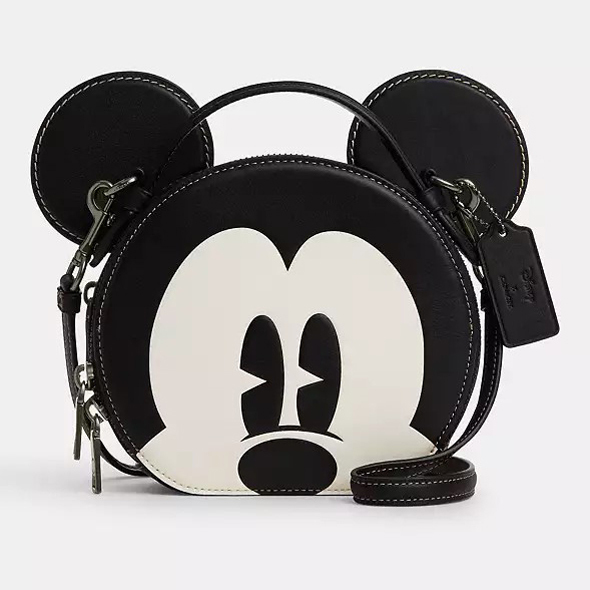 【COACH 本物 新品 コーチUSAアウトレット正規品】COACH X DISNEY コラボ ミッキーマウス イヤー バッグ ショルダーバッグ CM840 新品