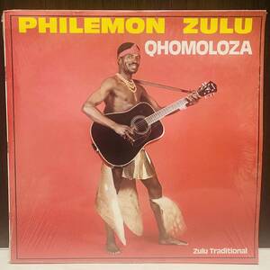 LP/南ア産AFRO/PHILEMON ZULU/QHOMOLOZA/1988年PRESS/SOUTH AFRICA/シュリンク付/アフロ/アフリカ/CTO75/CTV INTERNATIONAL