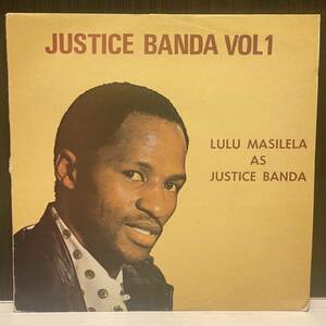 LP/アフロ/AFRO/南アフリカ79年オリジナル/LULU MASILELA AS JUSTICE BANDA/JUSTICE BANDA VOL 1/SOUTH AFRICA