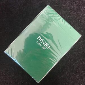 possible playing cards green 1デック　トランプ　レアデック