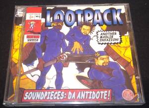 Lootpack / Soundpieces:Da Antidote★2×CD　Madlib Dilated Peoples Oh No Defari Alkaholiks Declaime Stones Throw マッドリブ　盤キズ