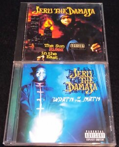 Jeru The Damaja / The Sun Rises In The East・Wrath Of The Math CD2枚★DJプレミア　Afu-Ra　1994・1996US盤 DJ Premier 盤面キズあり