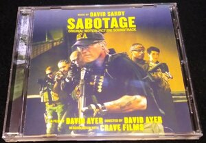 サボタージュ　サントラCD★Sabotage Dave Sardy Soundtrack　デヴィッド・サーディ エアー　アーノルド・シュワルツェネッガー