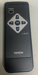[N-242] TOYOTA Toyota оригинальный монитор сзади дистанционный пульт б/у *