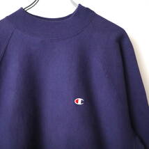 [DeadStock] 90s Champion リバースウィーブ モックネック Reverse Weave vintage ヴィンテージ USA製 チャンピオン スウェット パープル_画像2