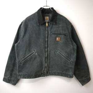 希少色 Carhartt デトロイトジャケット vintage ヴィンテージ チャコール 野村訓市 カーハート Detroit アクティブ モスグリーン 90s USA製