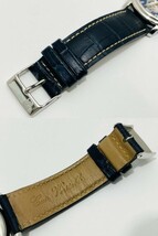 1円～ FREDERIQUE CONSTANT フレデリック コンスタント クラシック ハートビート FC-303/315X3P6 自動巻き ネイビー メンズ腕時計 稼働品_画像7