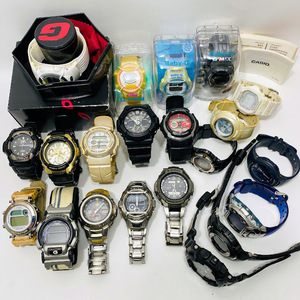 1円～ 未使用あり CASIO カシオ G-SHOCK ジーショック Baby-G ベビージー メンズ レディース 腕時計 まとめ 21点セット ジャンク