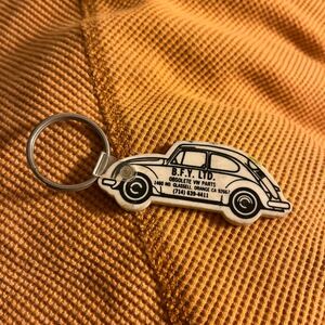 1970 year work Volks * Volkswagen Vintage * type ..* key holder value goods inter re stay ng document rare 