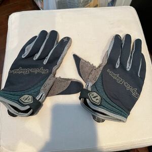 1980 period work TROY*LEE*DESIGNS blue * VERSION bicycle glove * bike * touring glove . put on powerful gloves value goods 