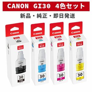CANON 純正 インクボトル GI-30 4色セット 