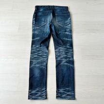 Rare 00s Japanese Label Semantic Design Weathered Denim Pants Flare Jeans Y2K archive lgb tornadomart goa ifsixwasnine kmrii_画像2