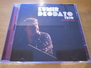 ▼中古CD+DVD ピアノトリオ EUMIR DEODATO TRIO / LIVE IN RIO　リオの小箱でライブ収録したエレピ・トリオで新たな世界観を繰り広げる凄み