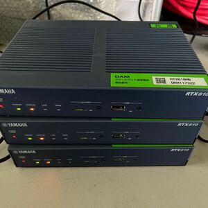 3台セット YAMAHA ギガアクセスVPNルーター RTX810 搭載