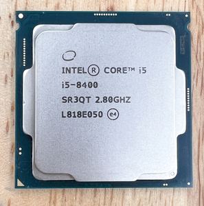 動作確認済 第8世代 Intel Core i5 8400 6コア 2.80GHz CPU 中古