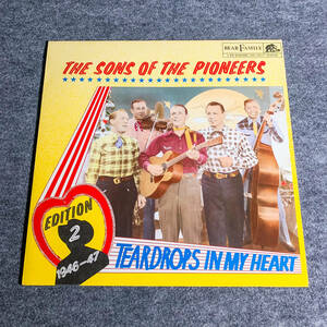 【カントリー】 The Sons Of The Pioneers / Teardrops In My Heart 【LP】 Johnny Cash Hank Williams Folk , World, & Country