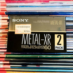 【未開封品】 SONY METAL-XR 60 2PACK 【カセットテープ】 ソニー メタルテープ アクシア AXIA maxell TDK デノン ビクター That's の画像2