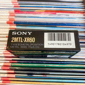 【未開封品】 SONY METAL-XR 60 2PACK 【カセットテープ】 ソニー メタルテープ アクシア AXIA maxell TDK デノン ビクター That's の画像5