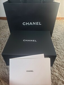 Chanel シャネル 空箱 保存袋 ショップ袋パンフレット付き