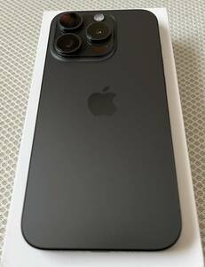 【送料無料】iPhone 15 Pro ブラックチタニウム 512GB 海外(香港版) シャッター無音　A3104