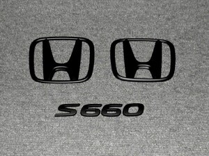 *S660(JW5) эмблема /3 позиций комплект ( матовый черный )