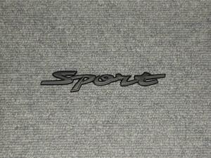 ●スイフト スポーツ(ZC32S/ZC33S)Sportエンブレム(マットブラック)リア用
