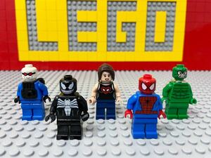 ☆スパイダーマン☆ レゴ　ミニフィグ　ヴェノム　メリー・ジェーン　スコーピオン　Mr.フリーズ　マーベル　スーパーヒーローズ　C20512