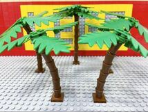 ☆ヤシの木☆ レゴ　植物パーツ　5本セット　椰子　やし　パームツリー　葉っぱ　樹木　( LEGO 南国 ビーチ　C20611_画像2