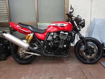 ZRX1100 ZRT10C 書付現状ベース車 ※修復歴は無し※ 画像の付属部品＋部品仮止め箇所あり《仕上げベースまたは部品取として》有姿現状売切_画像1