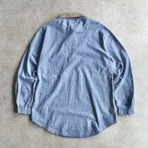 【GANT】ガント シャンブレー プルオーバーシャツ/USA L シャンブレーシャツ レア ビンテージ 60s70s80s90s_画像7