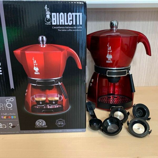 Bialetti MOKISSIMA RED エスプレッソマシーン　CF43